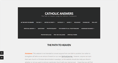 Desktop Screenshot of catholicanswers.us