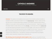 Tablet Screenshot of catholicanswers.us